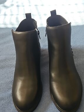 Black Women's Easy Spirit seLorand3 Ankle Boots - Classic Zip Side   9